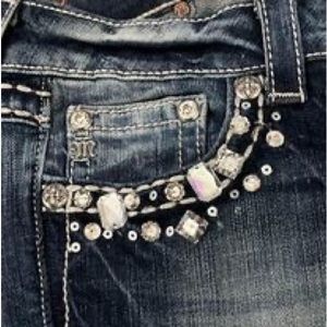 MissMe Womens Jeans Size 29 Je5439B5R Boot Cut 31” Inseam.